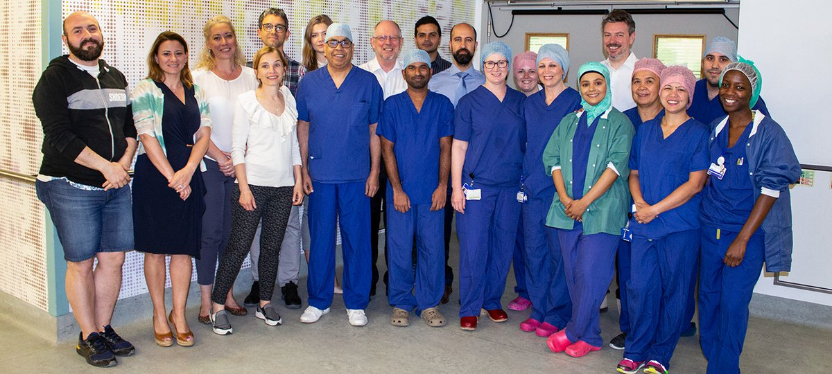 Key members of the Neurosurgery Department at Great Ormond Street Hospital