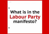 What is in the Labour Party manifesto?