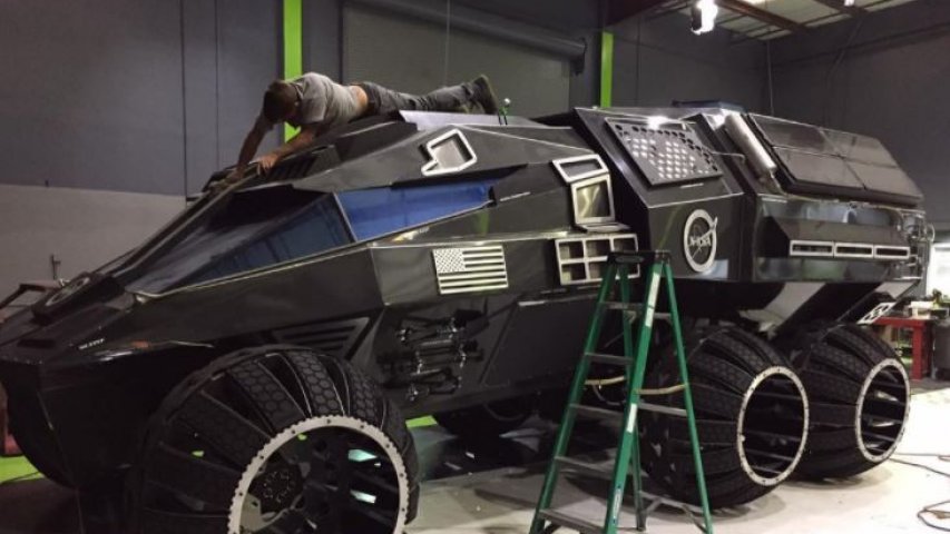 Mars Rover or Batmobile? Mystery prototype Nasa space vehicle revealed