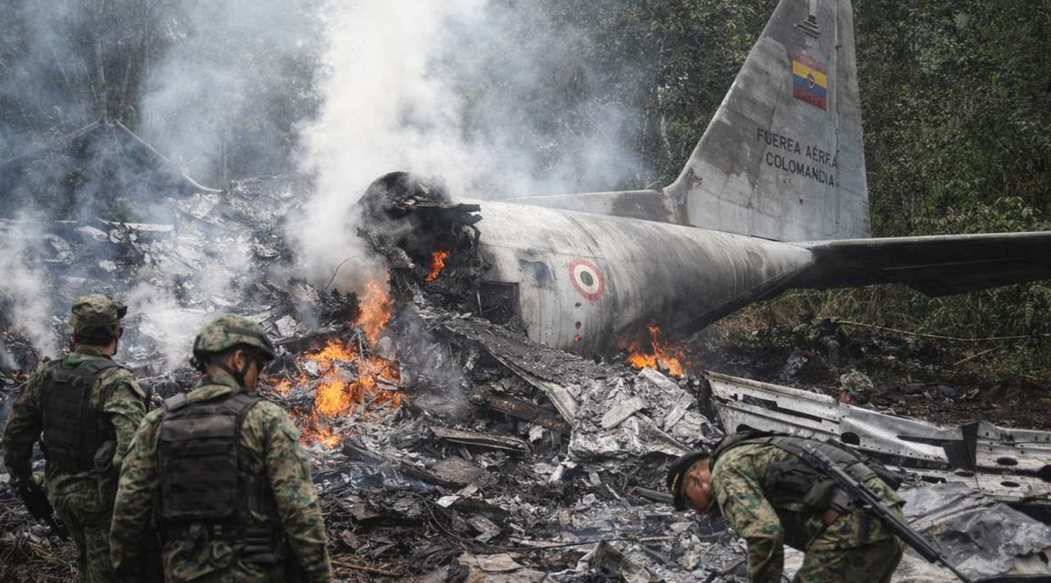 Colombian military aircraft crash