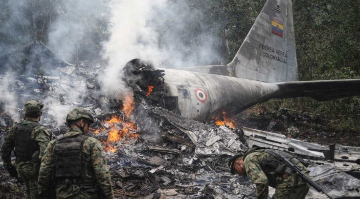 Colombian military aircraft crash