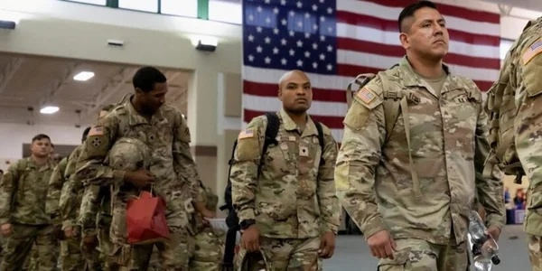 The Pentagon is weighing sending up to 10,000 troops as military buildup