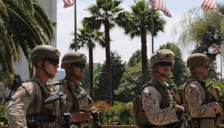 US Marines and 82nd Airborne troops US Marines and 82nd Airborne troops