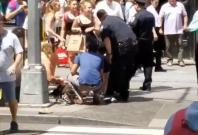 Car ploughs into pedestrians in New Yorks Times Square