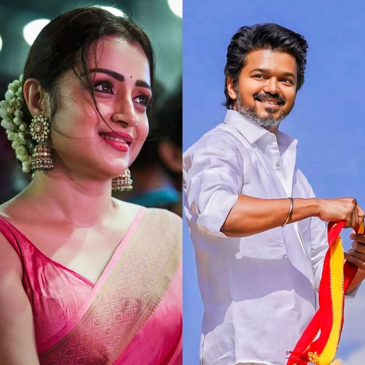 Trisha’s Birthday Visit to Vijay’s Home Fuels Buzz