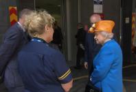 The Queen arrives at Manchester Hospital to meet victims and staff The Queen arrives at Manchester Hospital to meet victims and staff