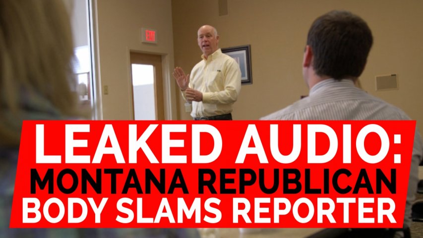 Recording of Montana Republican congressional candidate Gianforte body-slamming reporter leaked