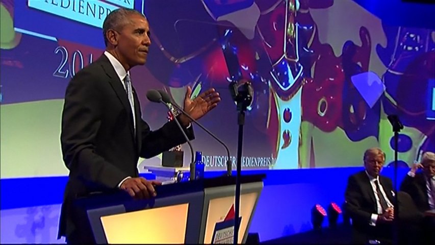 Barack Obama warns information bubbles endanger democracy