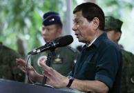 Philippines' Duterte makes rape joke for martial law troops