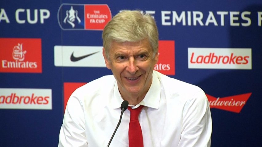Wenger hints he hopes to stay at Arsenal after FA Cup win