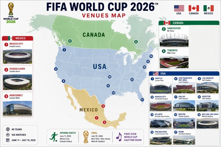 World Cup venues World Cup venues