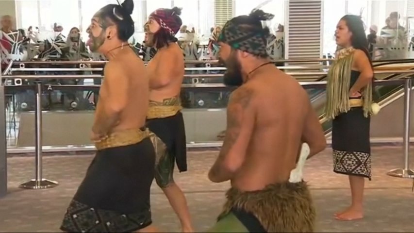 Lions greeted in New Zealand with traditional Maori welcome