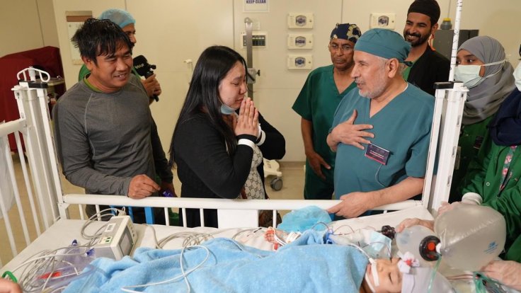 Two-year-old Filipino conjoined twins Olivia and Gianna Manuel were successfully separated during a six-hour surgery in Riyadh