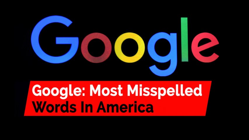 Google reveals Americas most misspelled words