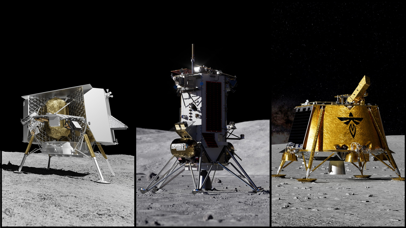 NASA Commits $600 Million to Four Lunar Missions Under Moon Ba