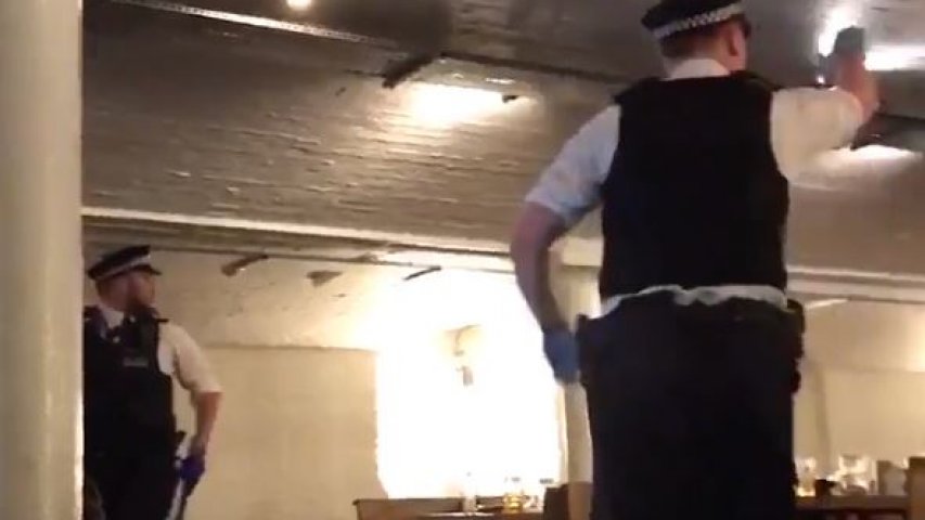 Amateur videos show panic and confusion during London Bridge attack