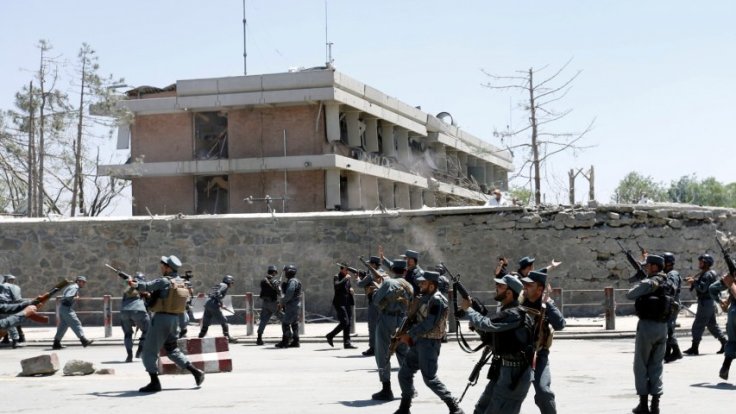 Afghanistan police fire into air above anti-government protesters in Kabul Afghanistan police fire into air above anti-government protesters in Kabul