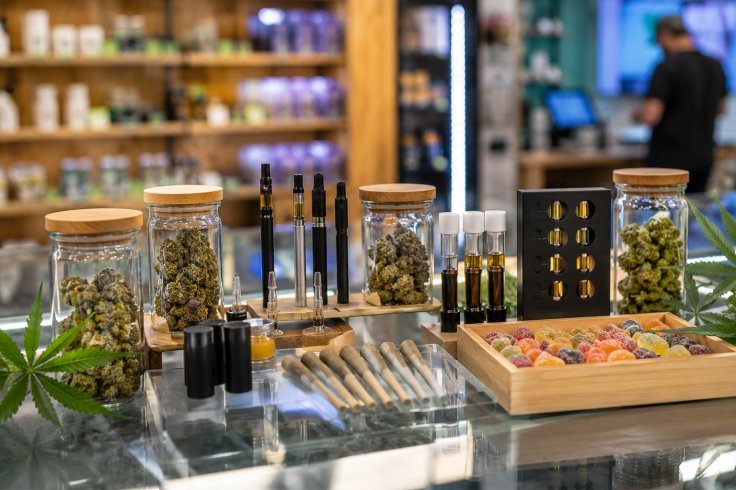 Representative image showing Cannabis products displayed at a licensed dispensary in the United States. Representative image showing Cannabis products displayed at a licensed dispensary in the United States.