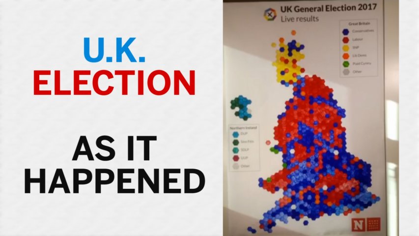 UK election time-lapse: How it unfolded