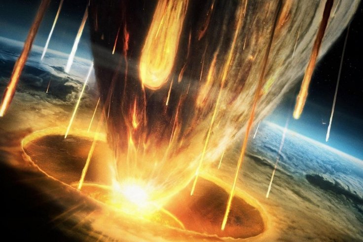 Artist’s impression of an asteroid impact.