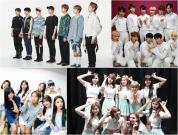 Most talked about K-pop boy, girl groups for June?