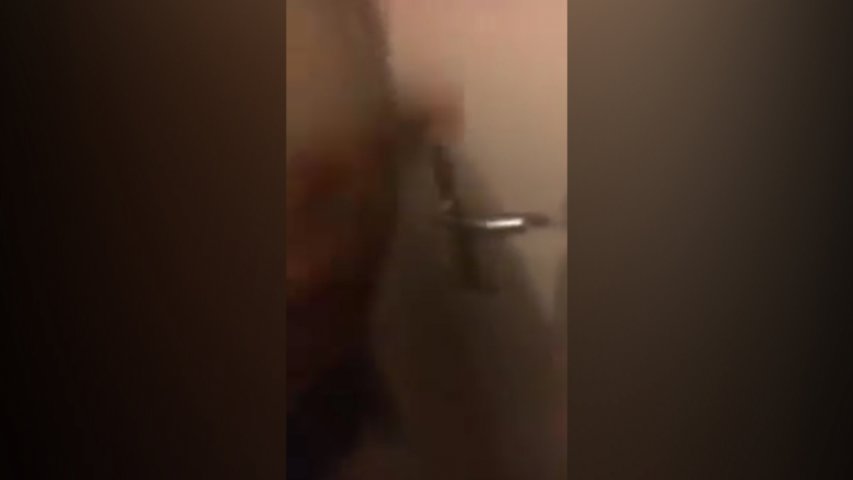 Trapped woman in Grenfell Tower shows panicked scenes during fire