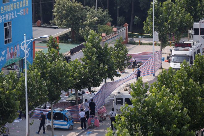 Deadly explosion rocks Chinese kindergarten and kills at least 8 Deadly explosion rocks Chinese kindergarten and kills at least 8