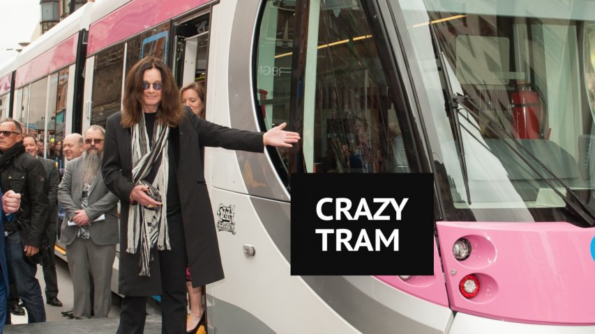 Crazy Tram: Ozzy Osbourne becomes the voice of Birmingham public transport