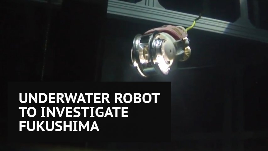 Little Sunfish underwater robot to inspect Fukushima nuclear plant damage