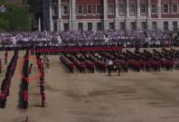 Guardsman collapses during Queens birthday celebrations