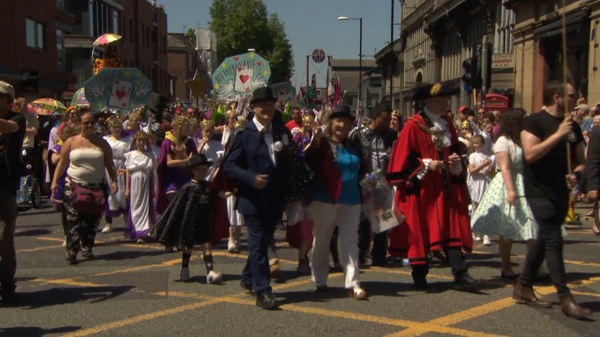 Thousands line Manchester streets for unity parade after terror attack