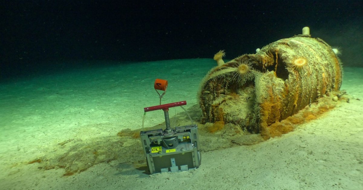 Photo: ibtimes.sg Leaking Radioactive Waste Barrels Found on Atlantic Seafloor