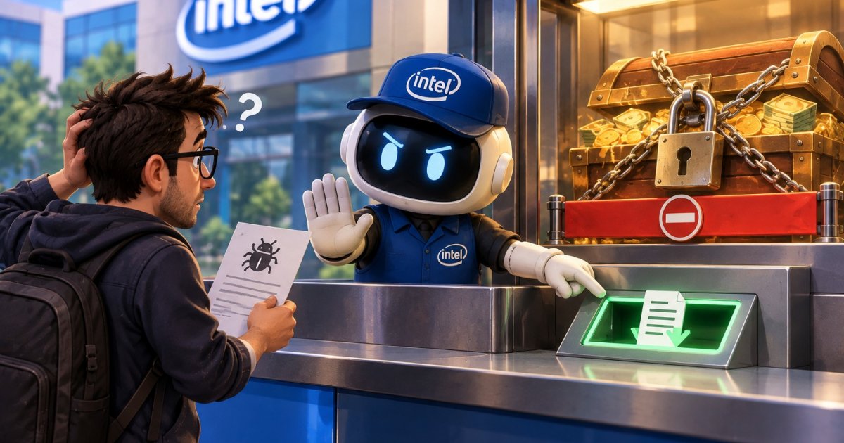 Repacin Intel Suspends Paid Bug Bounty Replacing $100,000 Rewards With...