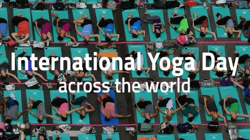 International Yoga Day across the world