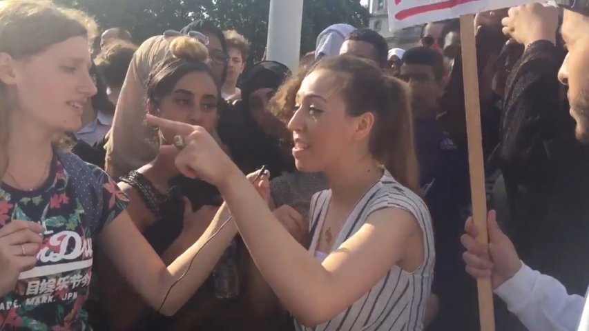 Day of Rage protester angry at Conservatives voting down Housing Bill