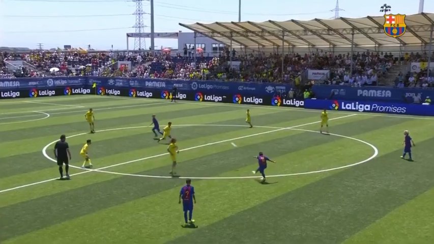 Watch Barcelona youngster score an outrageous wonder goal