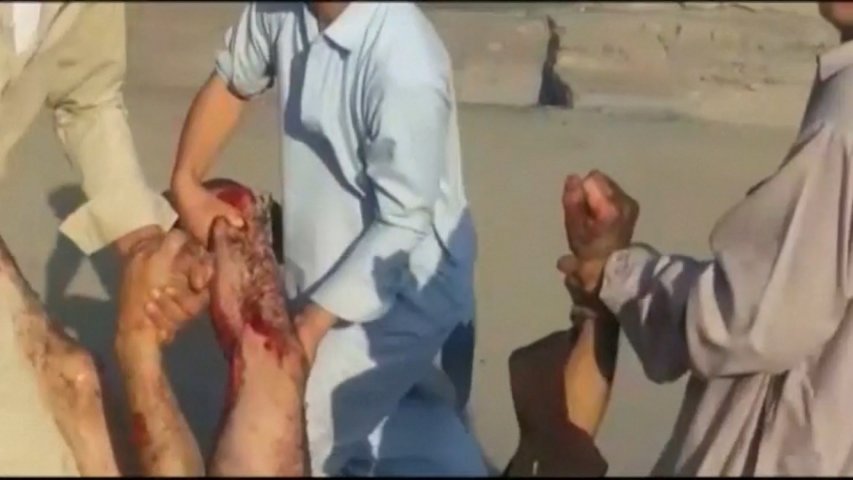 Video Shows Aftermath Deadly Market  Blasts in City of Parachinar