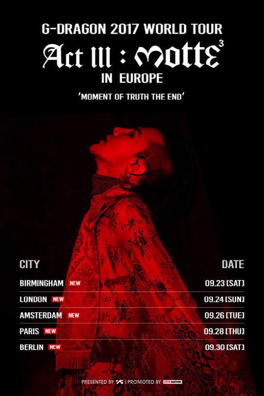 G-Dragon's solo European concert