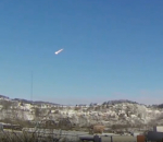 A bright fireball streaks